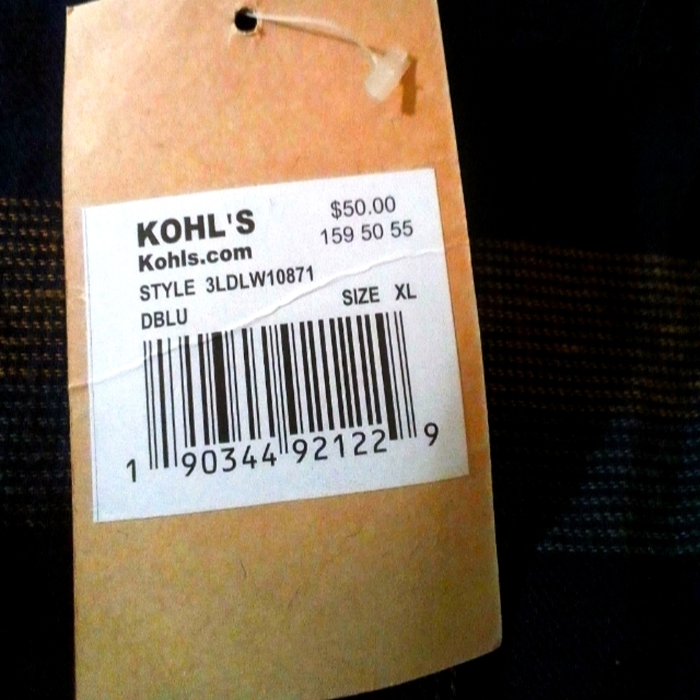 Flannel muti color xl men's